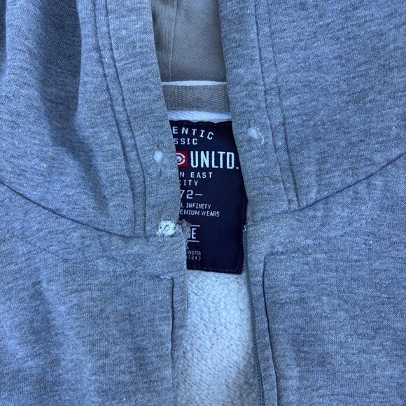 Ecko Untld. Y2K Gray Zip Up Hoodie - Picture 4 of 5